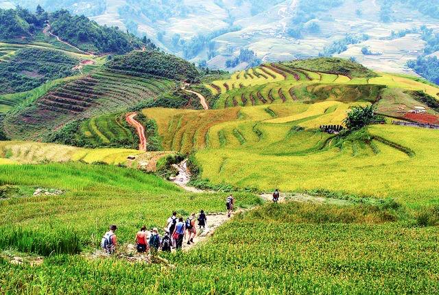 Trekking to Cat Cat village during the dry season is the best