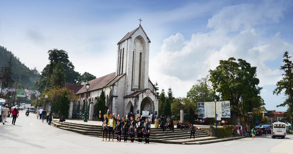 The unique French architecture of Stone Church of Sapa 1