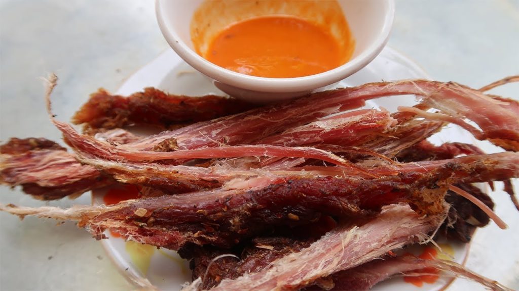 Gac bep pork has a distinctive taste