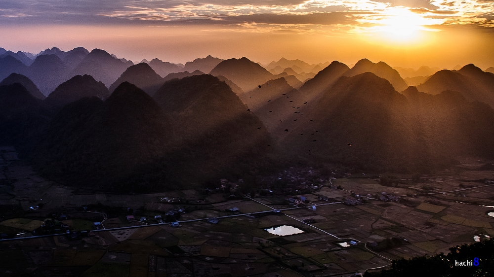 Sapa in the sunrise