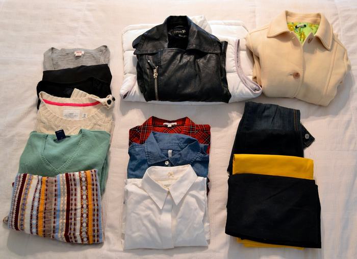 You have to bring a lot of thick clothes