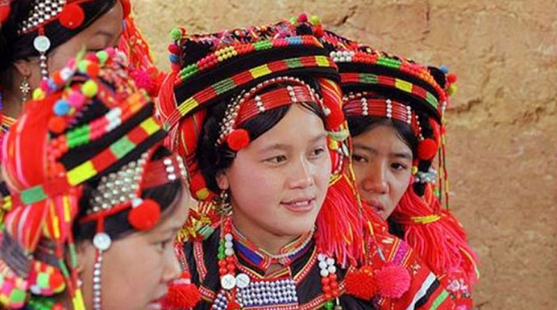 A Ha Nhi bride in the wedding