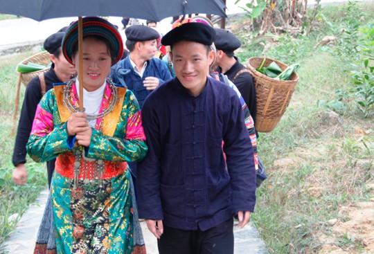 A wedding of H'Mong people