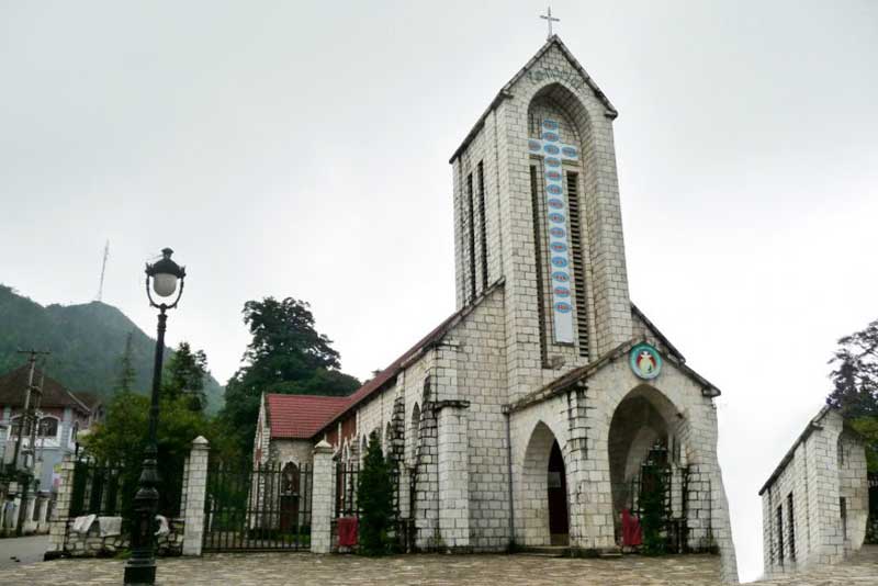Notre Dame Cathedral in Sapa
